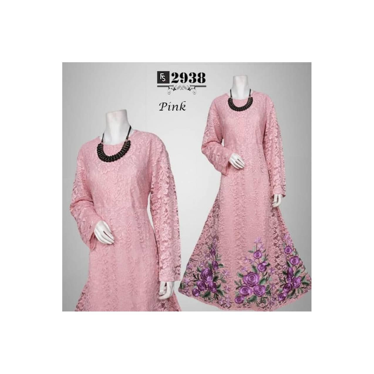 GAMIS PESTA BAJU GAMIS LEBARAN MEWAH Baju Pesta Jumbo Azzahra FS2938