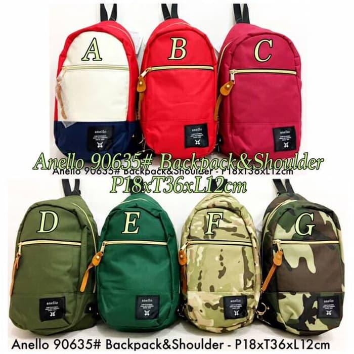 ORIGINAL!!! Tas Anello bisa Gendong dan Selempang ukuran Kecil, Anello 90635# - wq5uKX