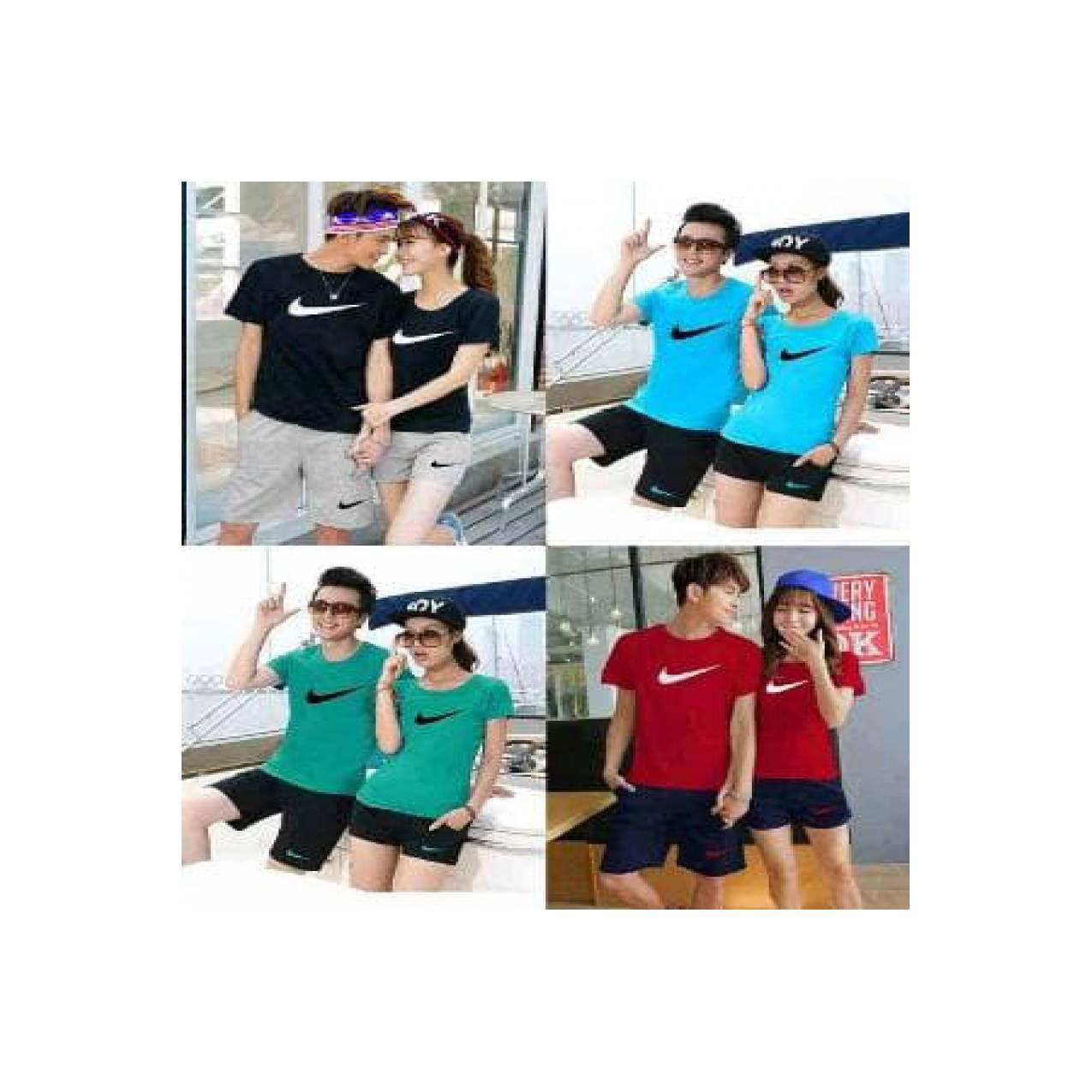 CS Nike - baju couple stelan - baju celana couple - baj Diskon