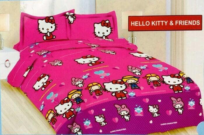 SPREI BONITA NO.3 120X200 HELLO KITTY & FRIENDS SEPRAI SPRAI SEPRAY Exclusive