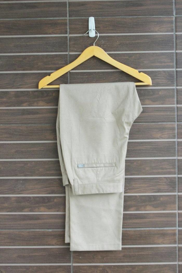 Zara Man Basic Chino Trousers Khaki