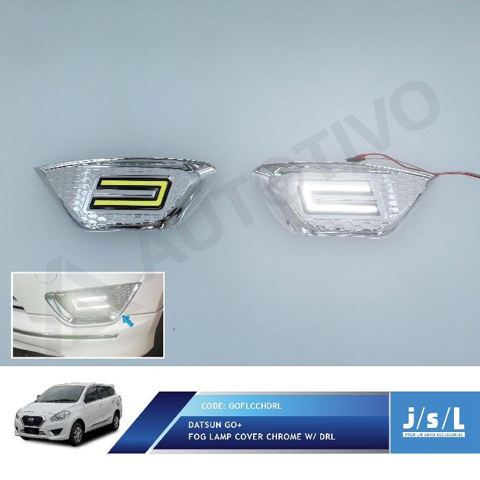 Datsun GO Cover Lampu Kabut JSL Krom/Fog Lamp Cover Chrome with DRL