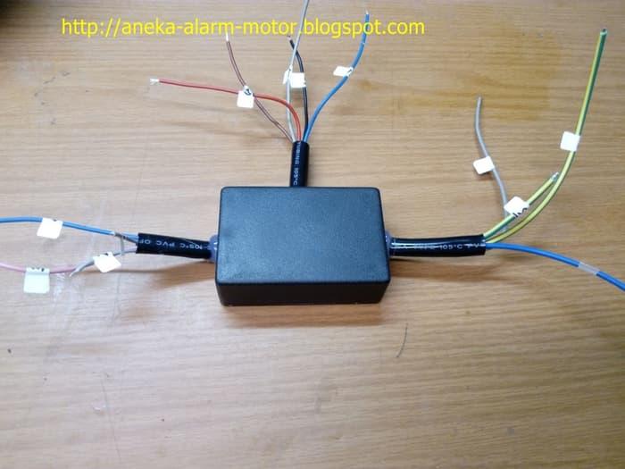 Modul starter remote Ninja 250cc jika pasang alarm motor | ( gembok alarm motor anti maling koper sepeda pagar cakram kinbar kode tas mobil clock rumah sensor gerak pintu digital remote lock bht ) |