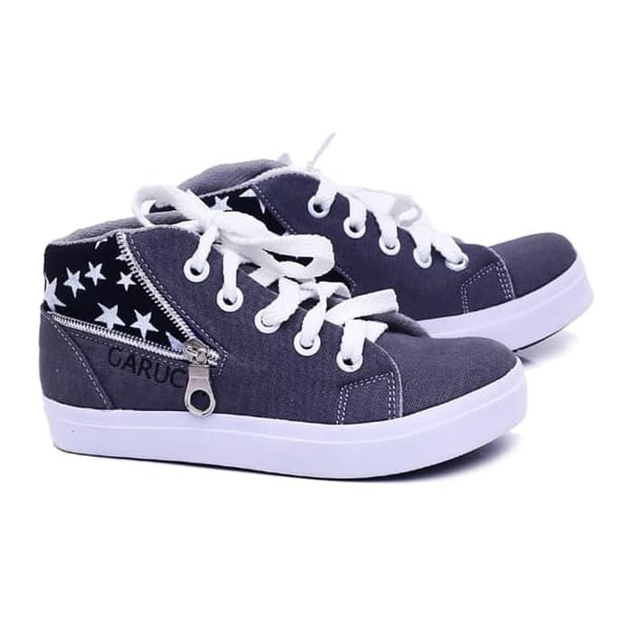 Sepatu Anak Bisa Pria Wanita Kets Sepatu Casual Sneaker Boots keluaran terbaru kualitas bagus harga murah model terbaru warna hitam