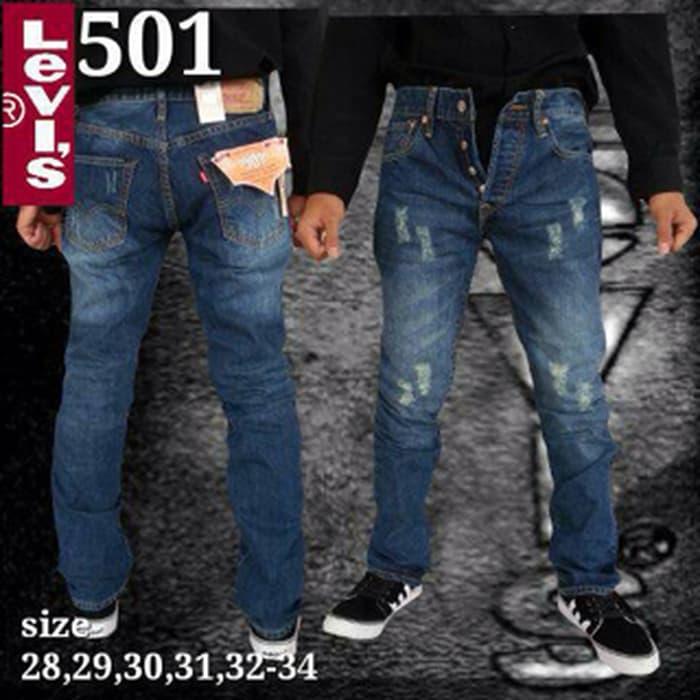 PROMO !! jual celana levis 501 sobek Import philipines hight quality