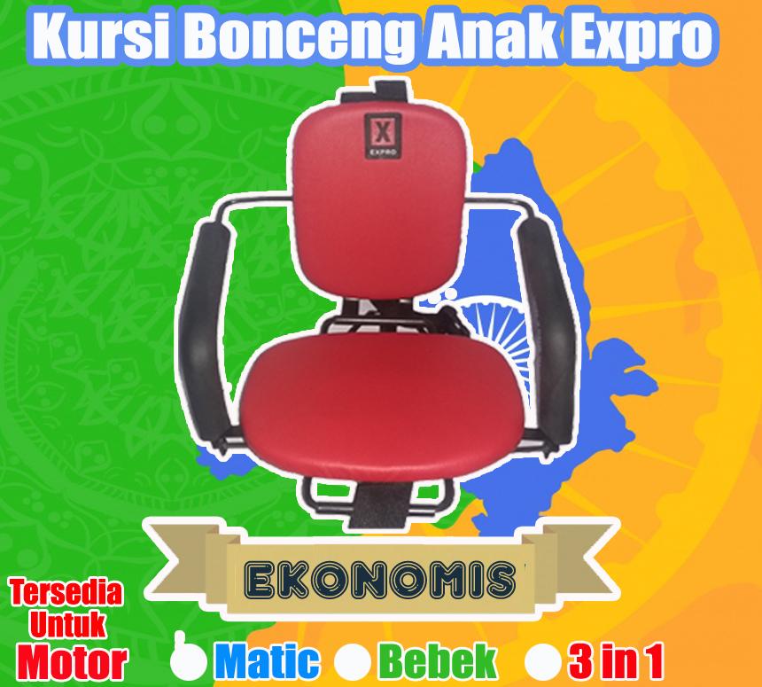 Expro Kursi Bonceng Motor Anak Matic - Merah