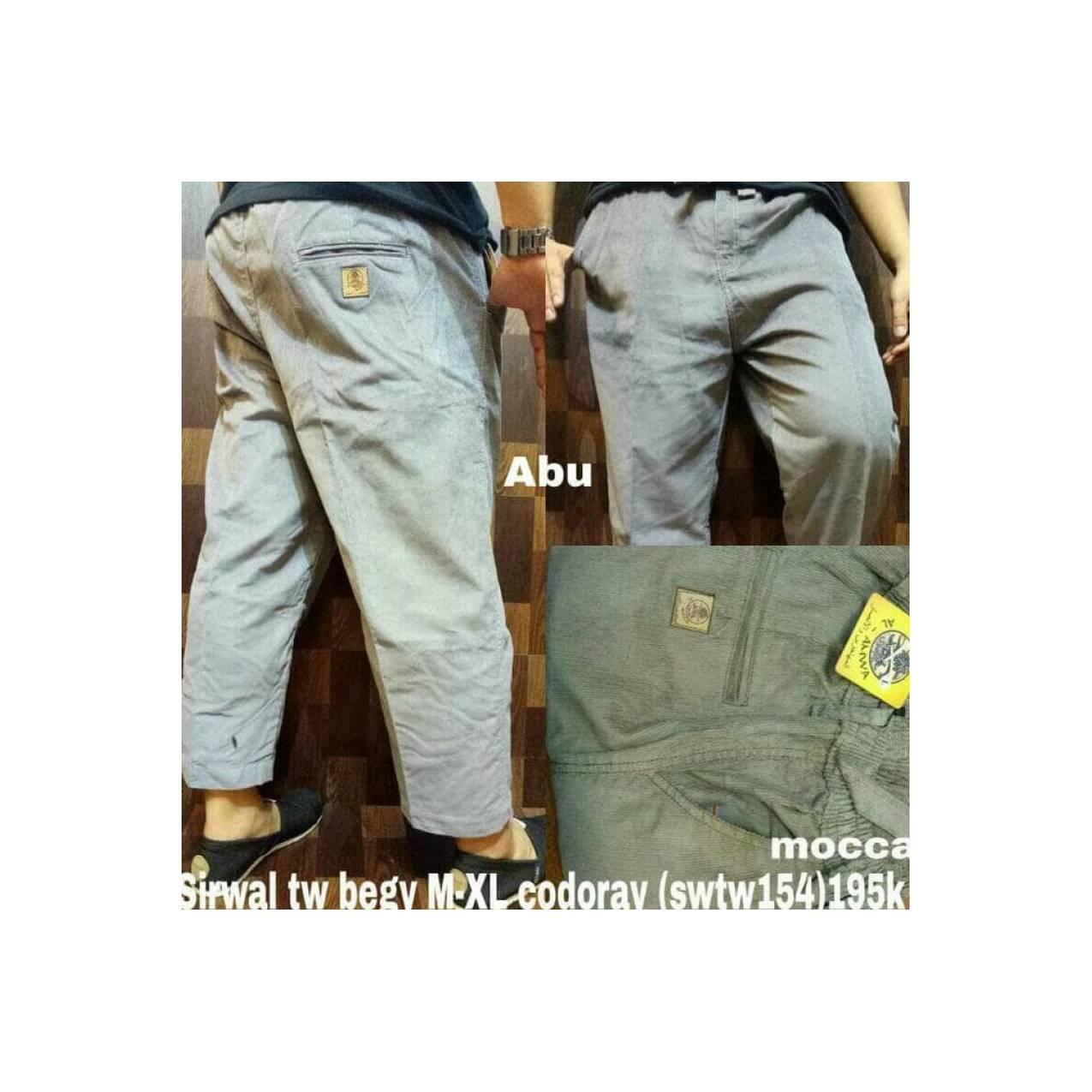 celana sirwal style tengku begi bahan codorai