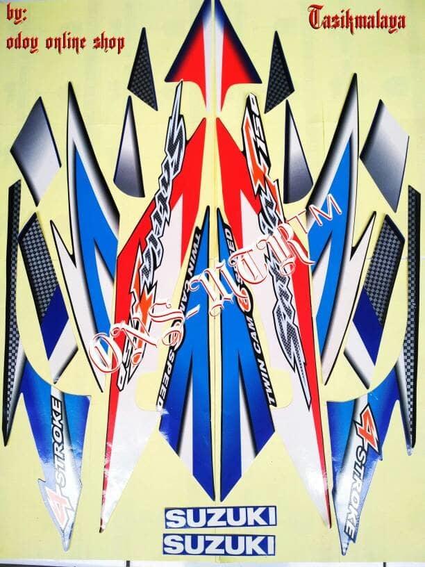 Aksesoris motor nmax/Aksesoris motor vario 150/Aksesoris motor beat/Aksesoris motor vario 125/Aksesoris motor yamaha nmax/Aksesoris motor vixion striping satria fu thailand cbu 2005 / sticker satria fu lama thailand