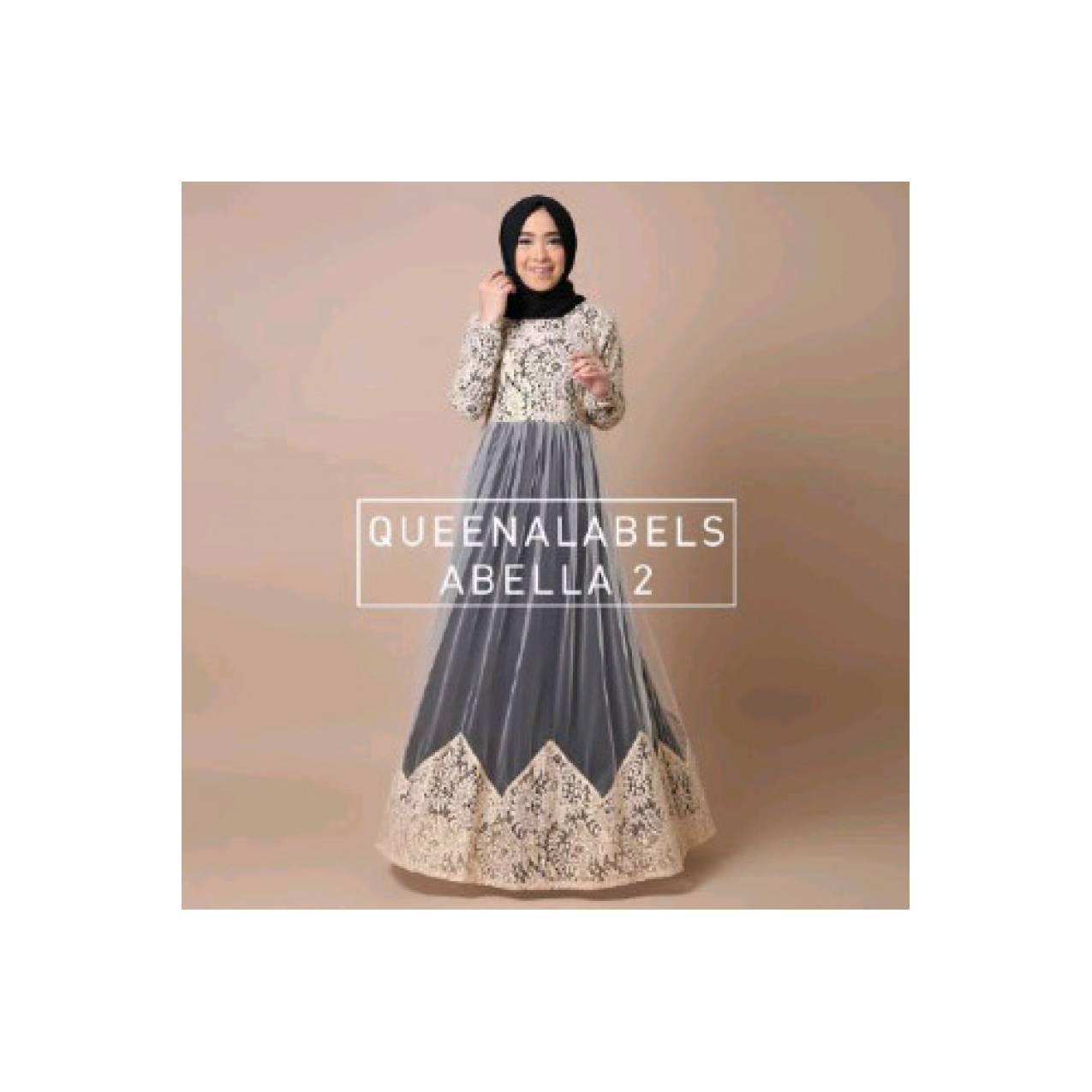 Abella seri 2 ori by queenalabels (dress/busana muslim/baju/gamis)