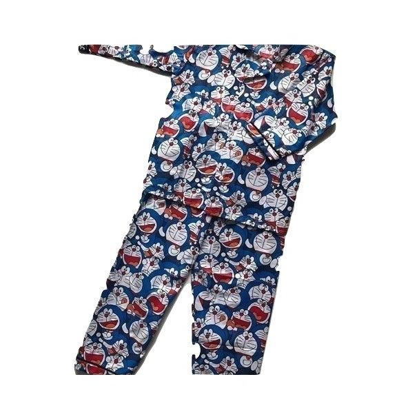 Baju Tidur Anak (Piyama) Gambar Doraemon - Untuk umur 4-7 Tahun ( Lengan Panjang )