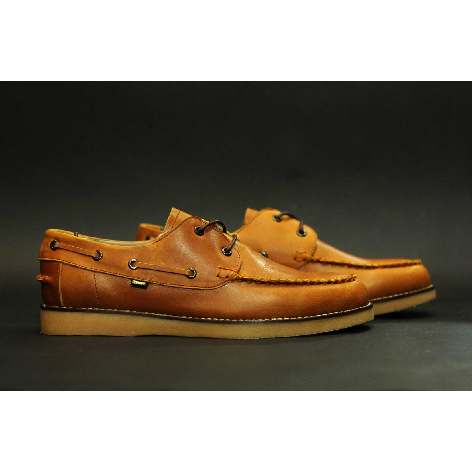 sepatu kulit asli zapato merk cevany casual santai elegance import pria tangguh
