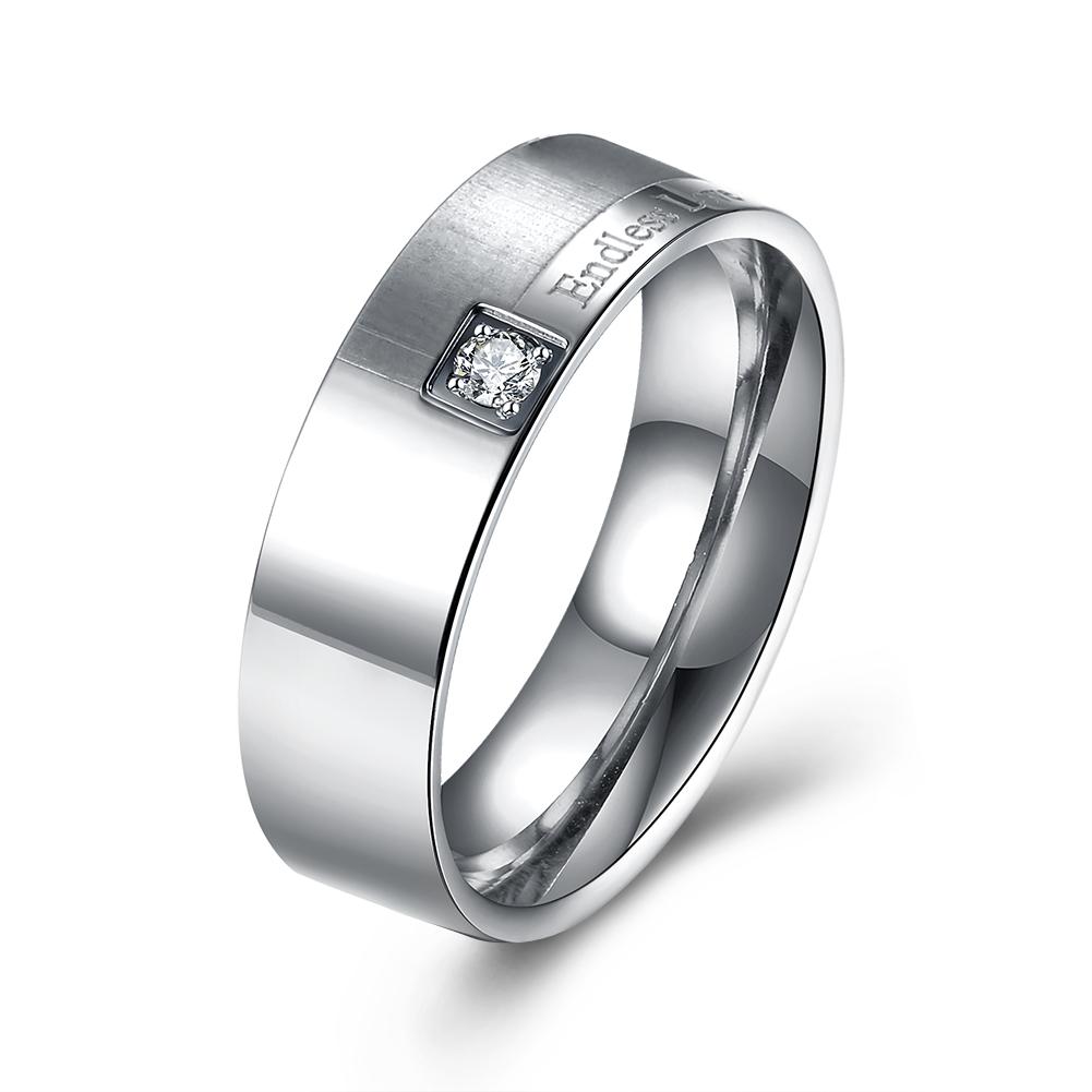 Pecinta pecinta berlian seri Titanium Abadi Mens grosir perhiasan TGR170-G-8 TGR170