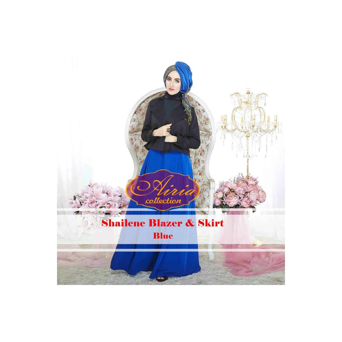 Rana Shailene Blazer Dress/Gamis Pesta/Baju Muslim Couple