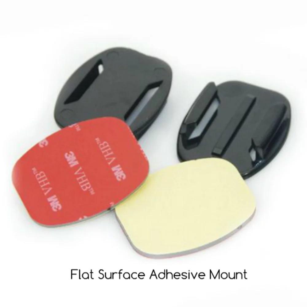 Flat Surface + Adhesive Mount Aksesoris GoPro SJCAM Brica BPro Xiaomi Yi Kogan Flat Buckle 2 Pcs / Set
