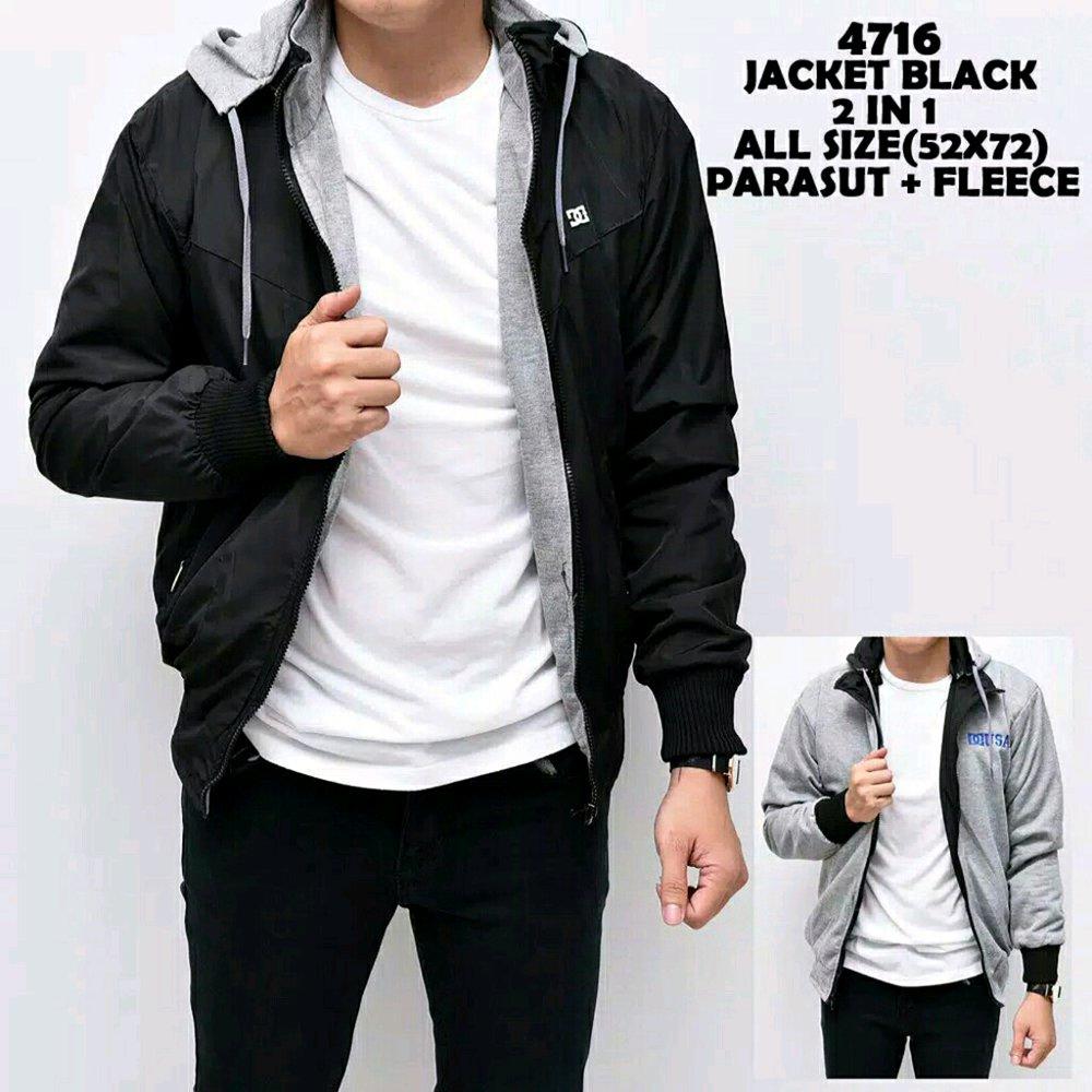 Jaket Parasut Bolak Balik