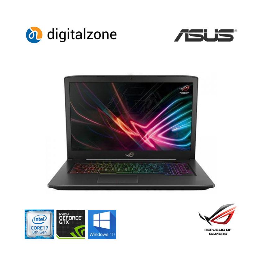 ASUS ROG GL703GE SCAR - Core i7 8750H - 8GB RAM - 128GB SSD - 1TB HDD - GTX1050Ti - WIN10 - 120Hz