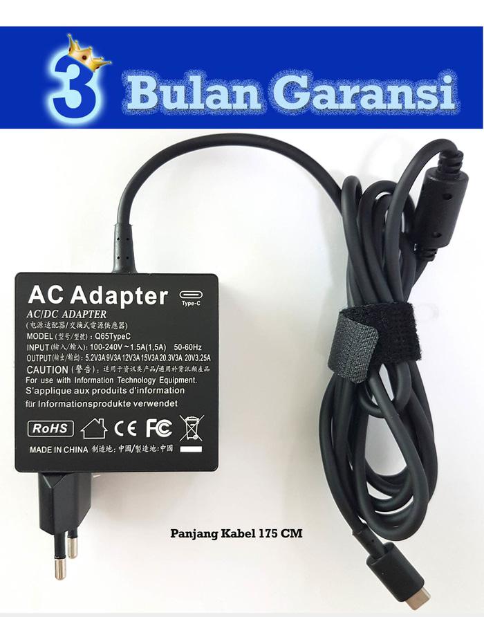Charger Adaptor USB C 65W Asus Zenbook UX490, UX490U, UX490UA
