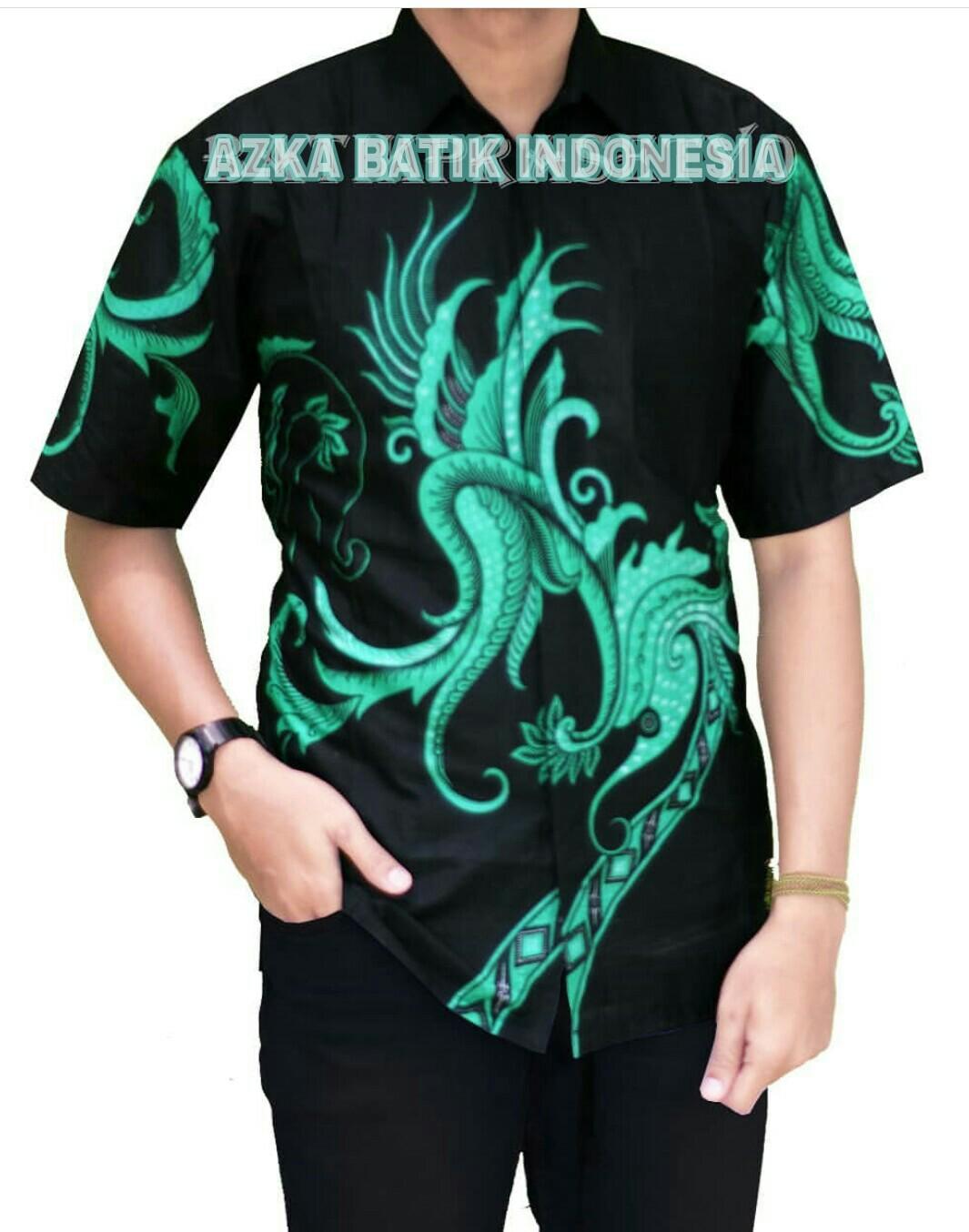 Jual Baju Batik Pria Baju Batik Modern Kemeja Batik Pekalongan Hem Batik Kemeja Motif Kujang