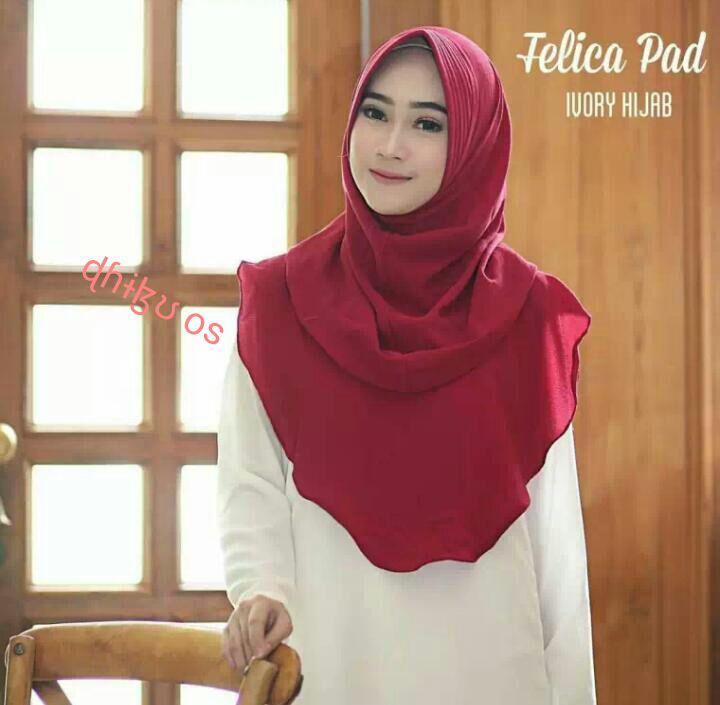 JILBAB INSTAN MURAH / FELICIA PAD MULTIWARNA / HOODIE / KERUDUNG SYARI / MURAH WANITA / KHIMAR SABRINA / JILBAB SYARI