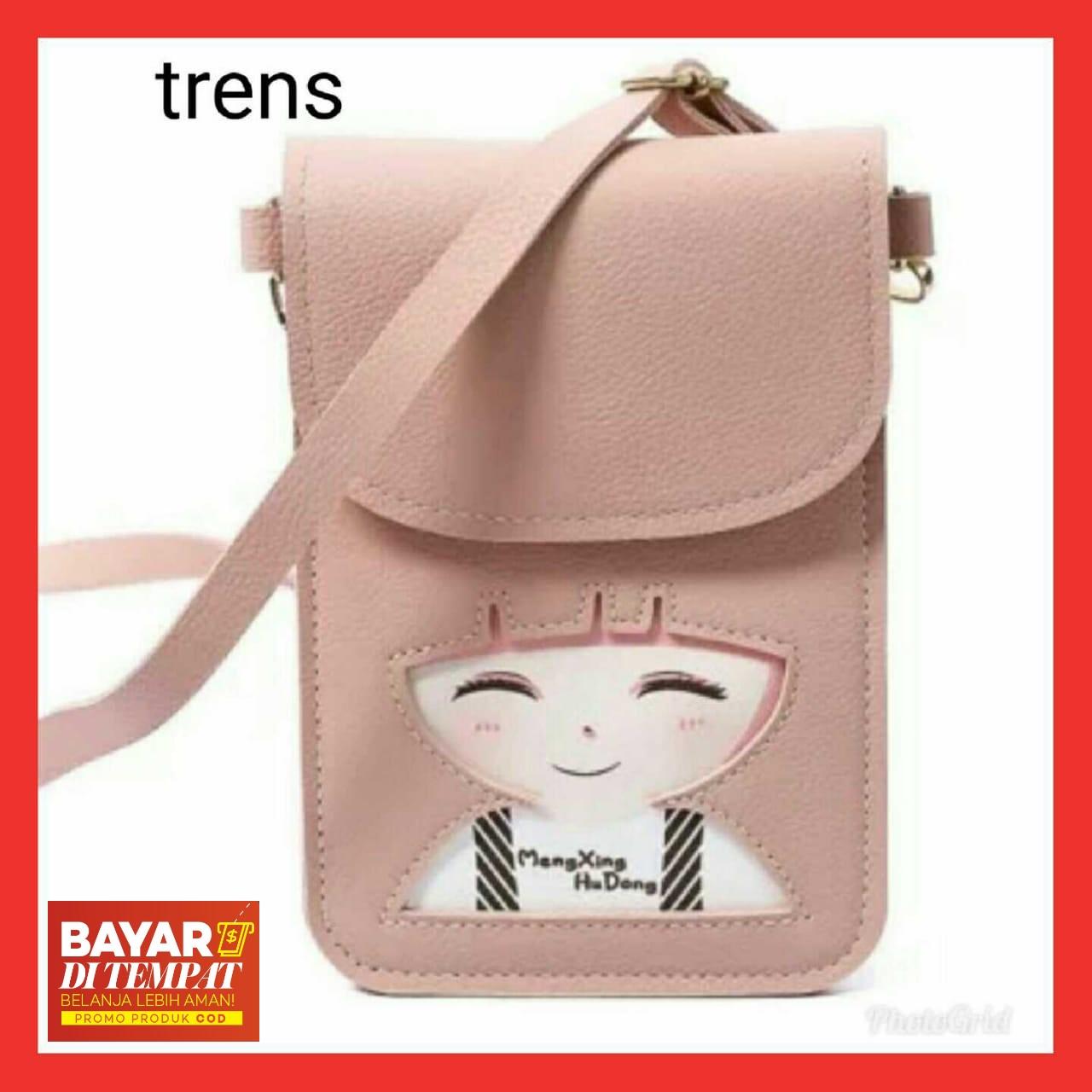 FCS - Tas Selempang Mini Wanita/Pocket Phone Motif Girl