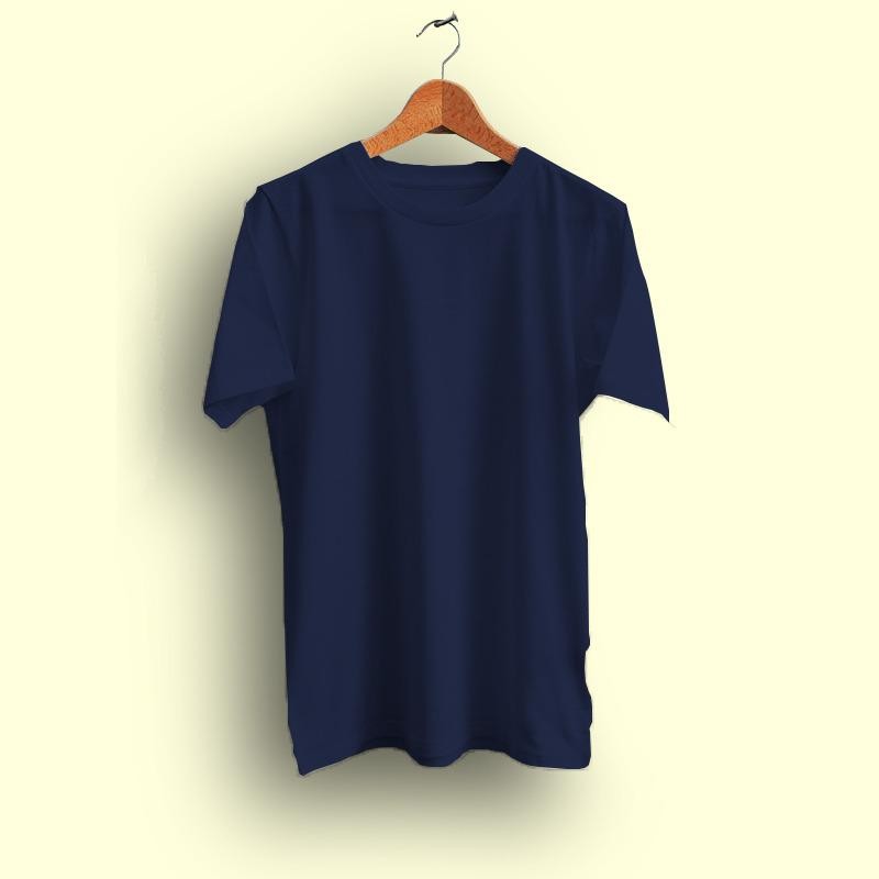 Kaos Polos BIRU DONGKER (NAVY) - Cotton Combed 20s
