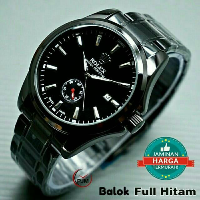 Jam Pria Rolex BigClass Rantai AUTOMATIC + Tanggal | Best Seller | Tanpa Baterai Otomatis Matic