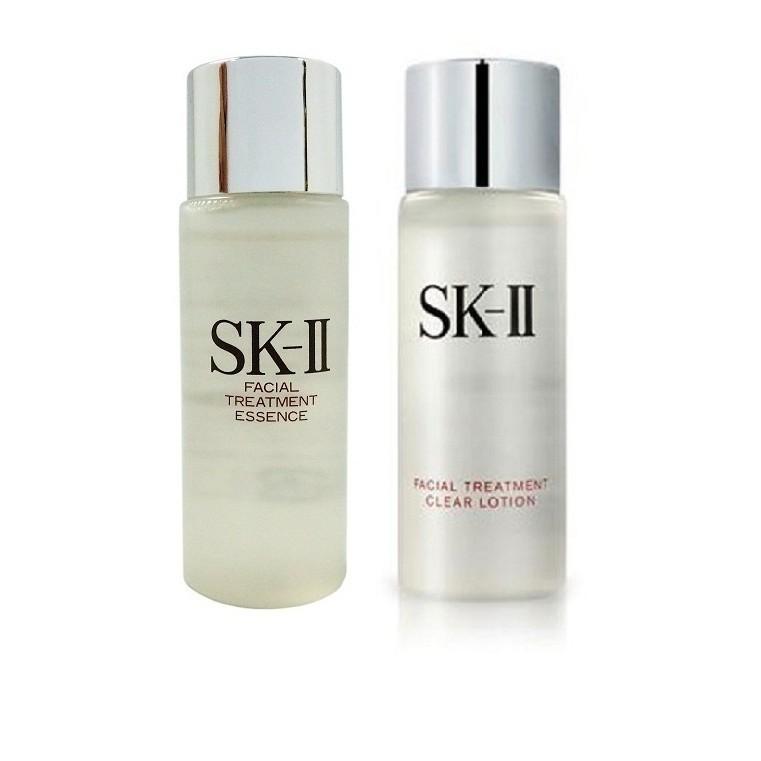 SK-II PAKET BASIC PEMULA FTE 30ML+FT CLEAR LOTION 30ML SKII ORI Fte10ml+ftcl 10ml