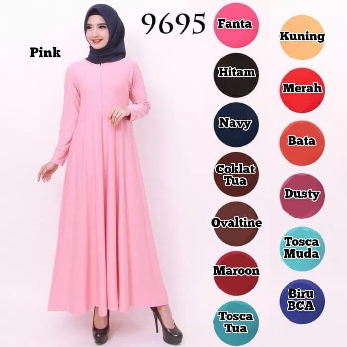 Gamis Jersey / Gamis Polos / Gamis Busui Rok Payung /Baju Gamis Wanita @ payung lipat tenda terbalik transparan besar motor otomatis pantai anak transparan