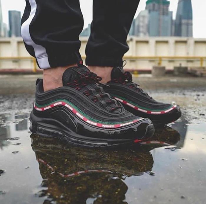 Diskon- Nike Airmax 97 Undefeated Triple Black Premium Original / sepatu nike