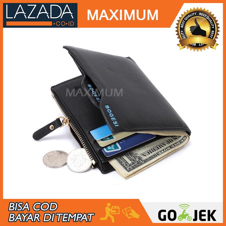 MAX COD - Bogesi Dompet Kulit Pria - BOGESI836 - Biru