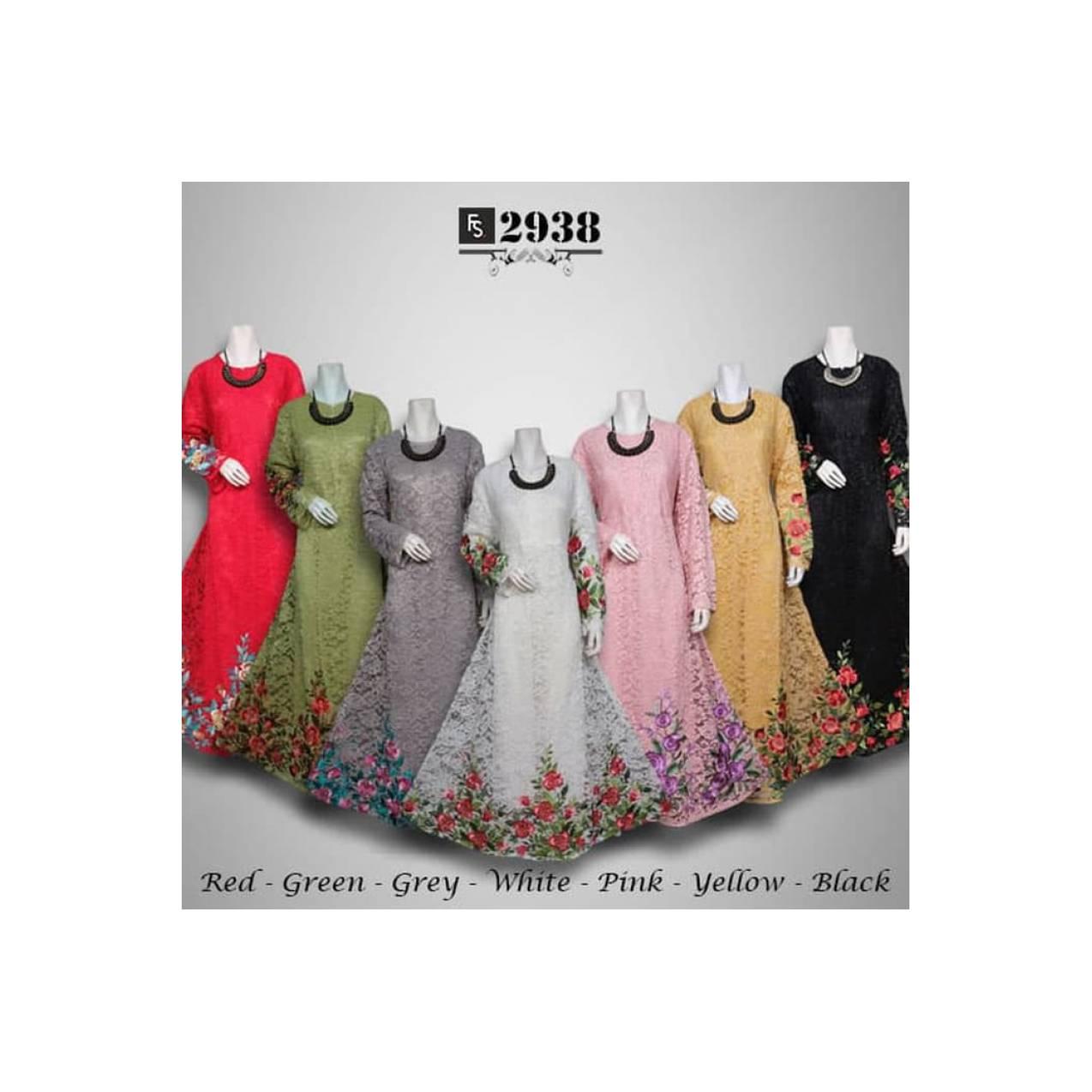 gamis lebaran terbaru Baju Pesta Jumbo Azzahra FS2938