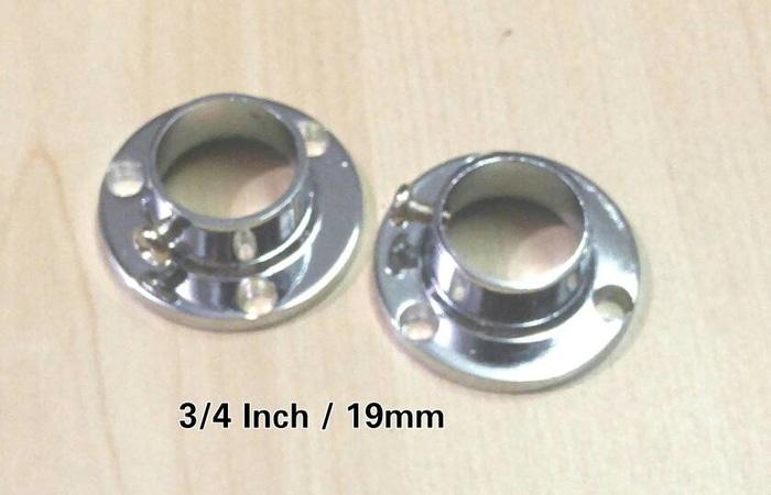 Bracket Topi 3/4 inch / Dop Pipa Bulat / Sambungan Pipa Bulat