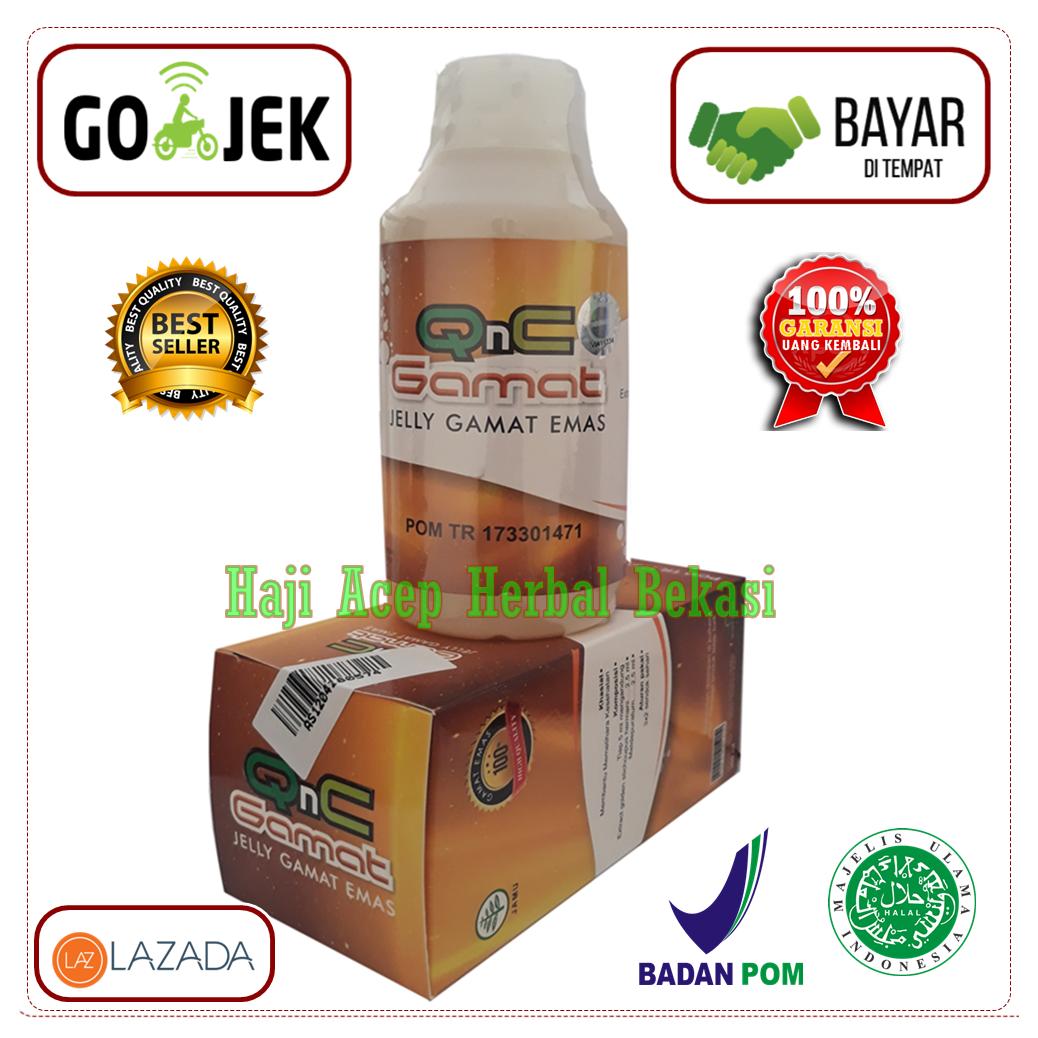 Qnc Jelly Gamat Asli 100 % Original - Obat Herbal Berbagai Penyakit - Haji Acep Herbal Bekasi