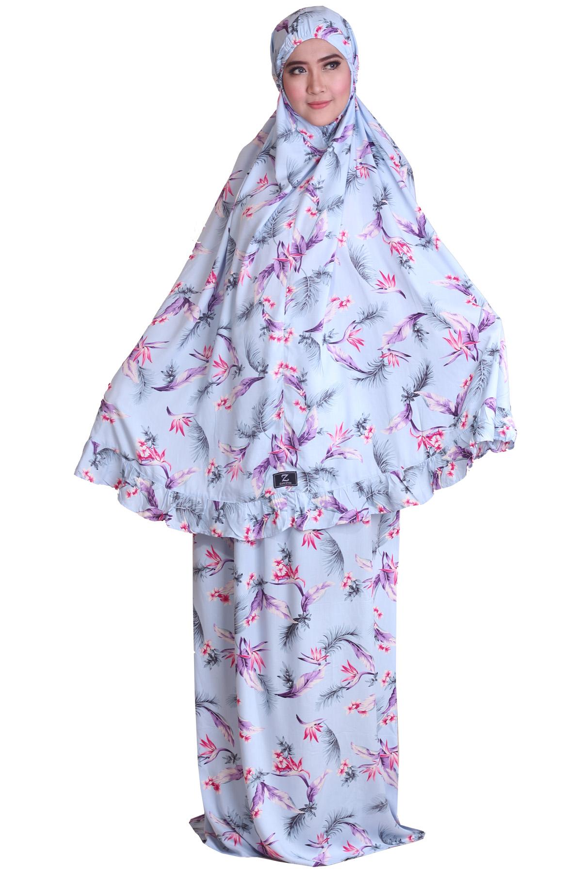 Zahranaa Mukena Arini 01 - Baby Blue