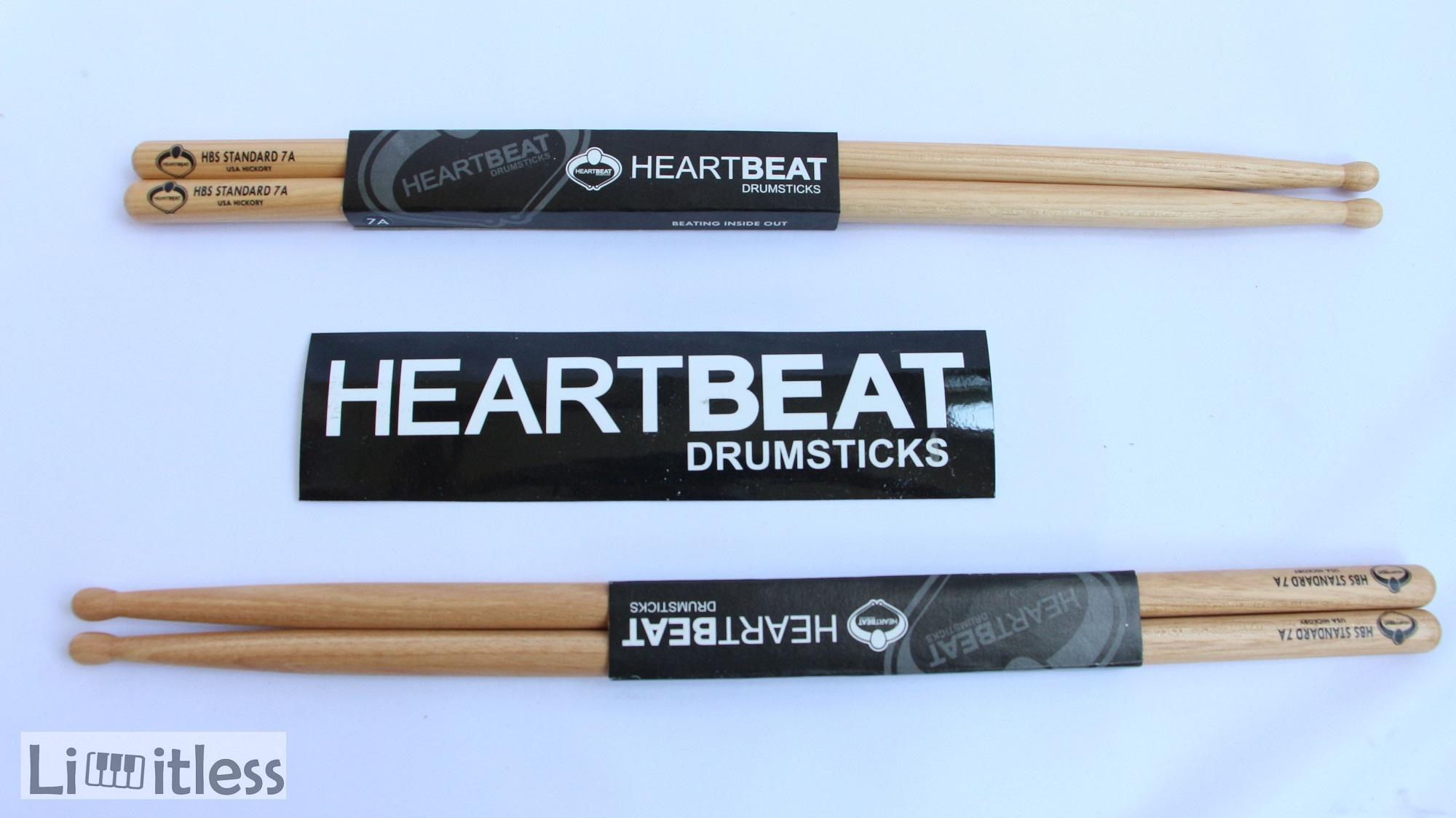 Stick Stik Drum Heartbeat 7A Hickory Oval Tip