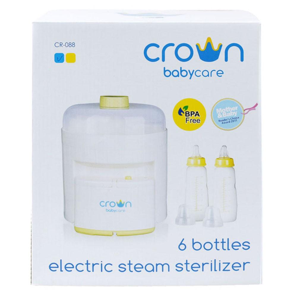 Crown 3 Bottles Electric Steam Sterilizer / Steriliser CR168 Mesin Steril 3 Botol Susu Bayi / CR168 Variasi