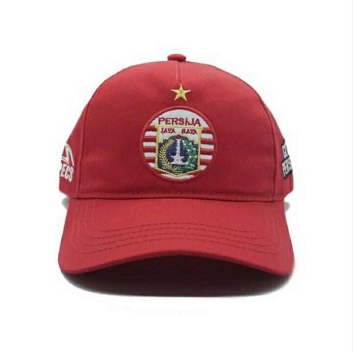 Topi Baseball Football Klub Persija Jakarta Macan Kemayoran Logo