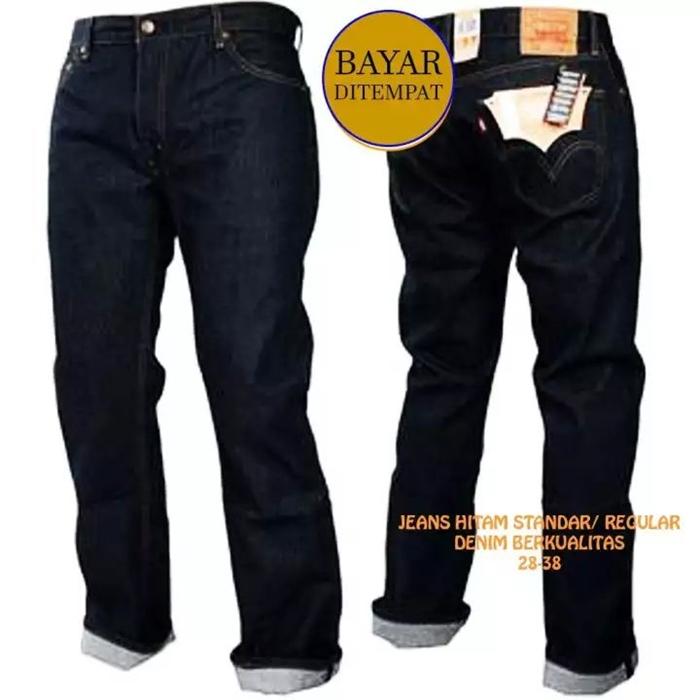 Celana jeans pria hight quality dark blue BEST SELLER