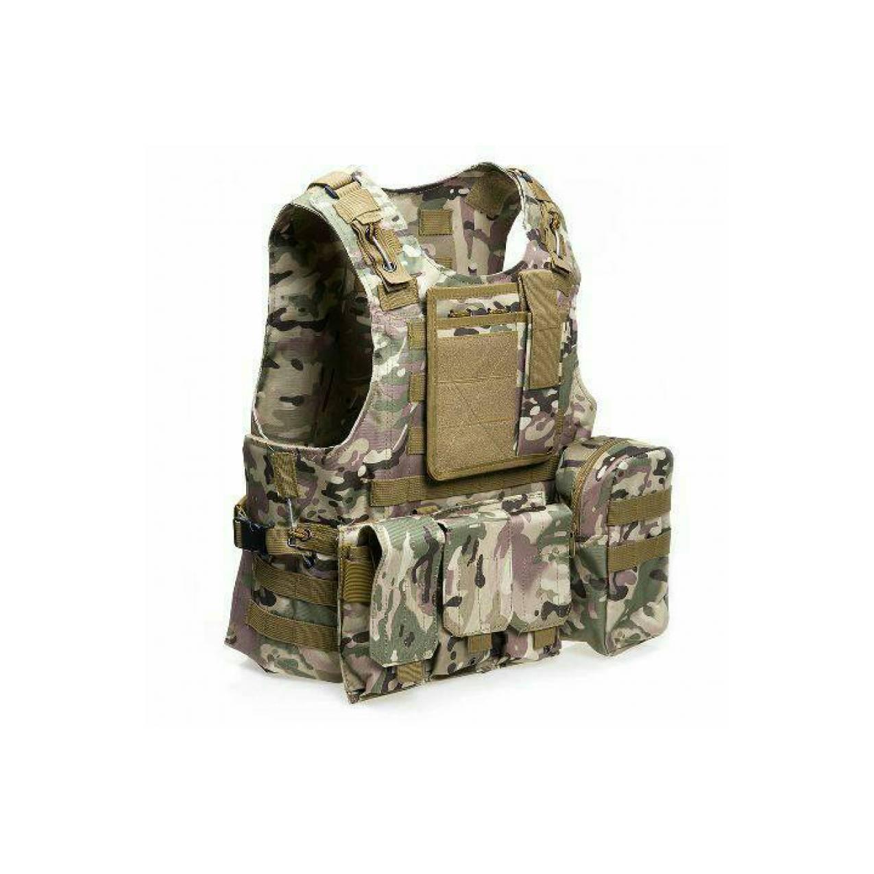rompi airsoft body fas multicam
