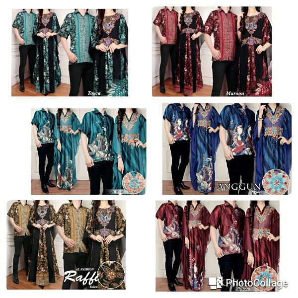 Promo Hari Ini Atk Cp Anang Maroon Couple Pasangan Samaan Kembaran Mama Papa Kaftan Batik Songket