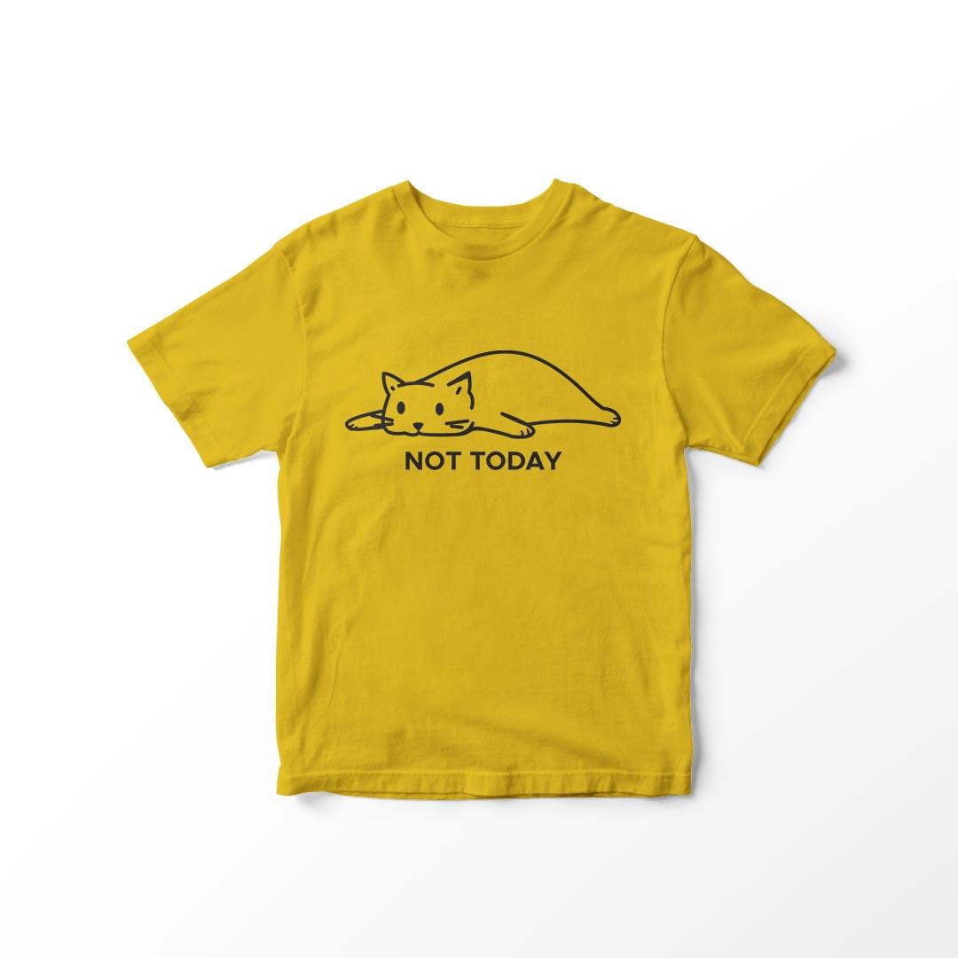 YGTSHIRT - Baju Kaos T-shirt NOT TODAY Big Size Ukuran XL Tumblr Tee Cewek / Kaos Wanita / Tshirt Cewe Cotton Combad / Kaos Oblong Perempuan