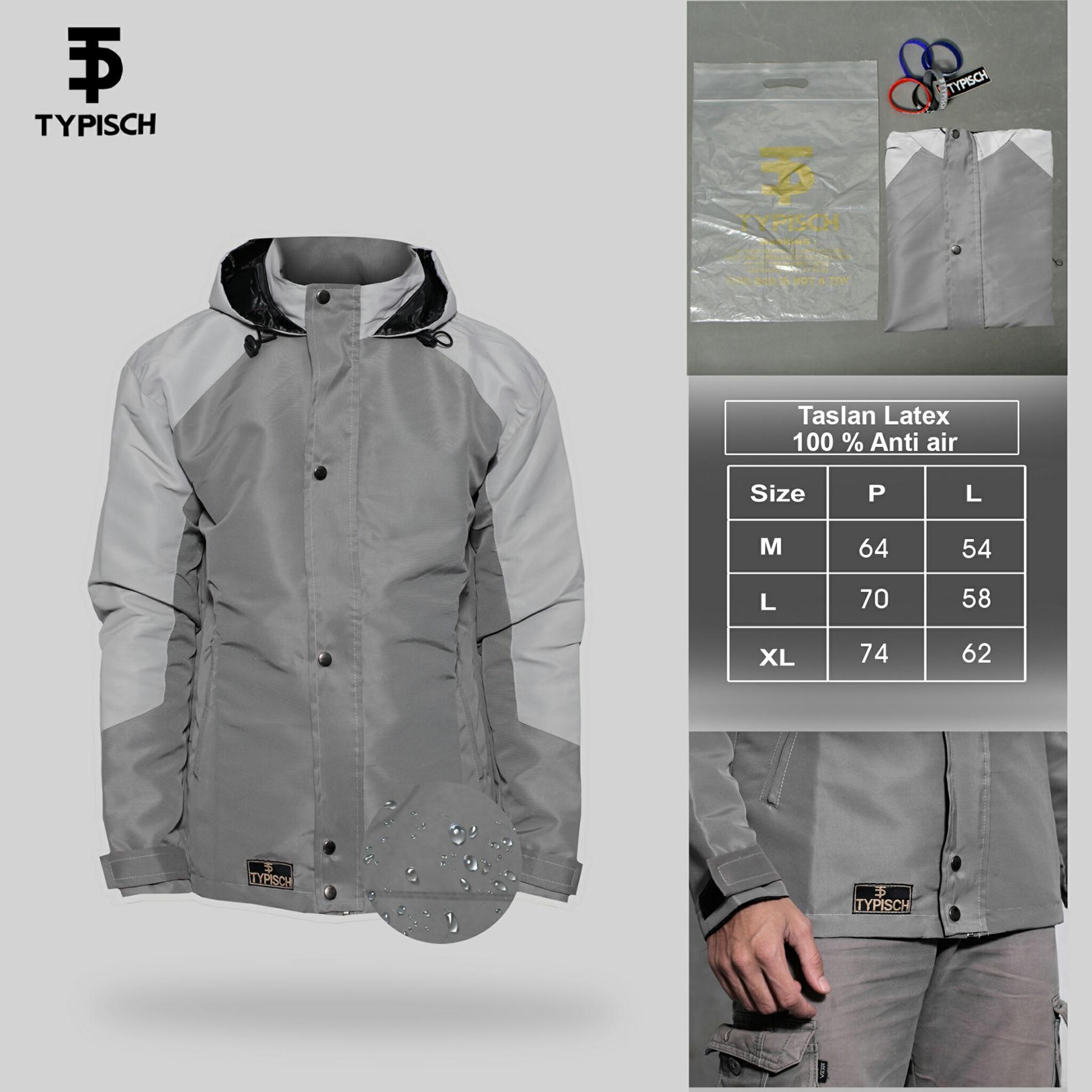 Jaket Taslan Four Color Anti Air/ Waterproof 100% Man Clothing