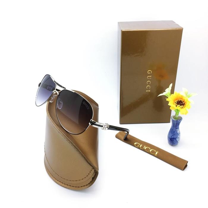 Kacamata / Sunglass Wanita Gucci M-160659 Fullset + Cairan Pembersih