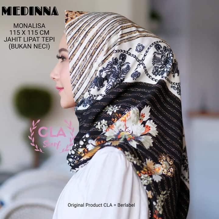YANTI --FASHION Hijab Segi Empat MONALISA Terbaru
