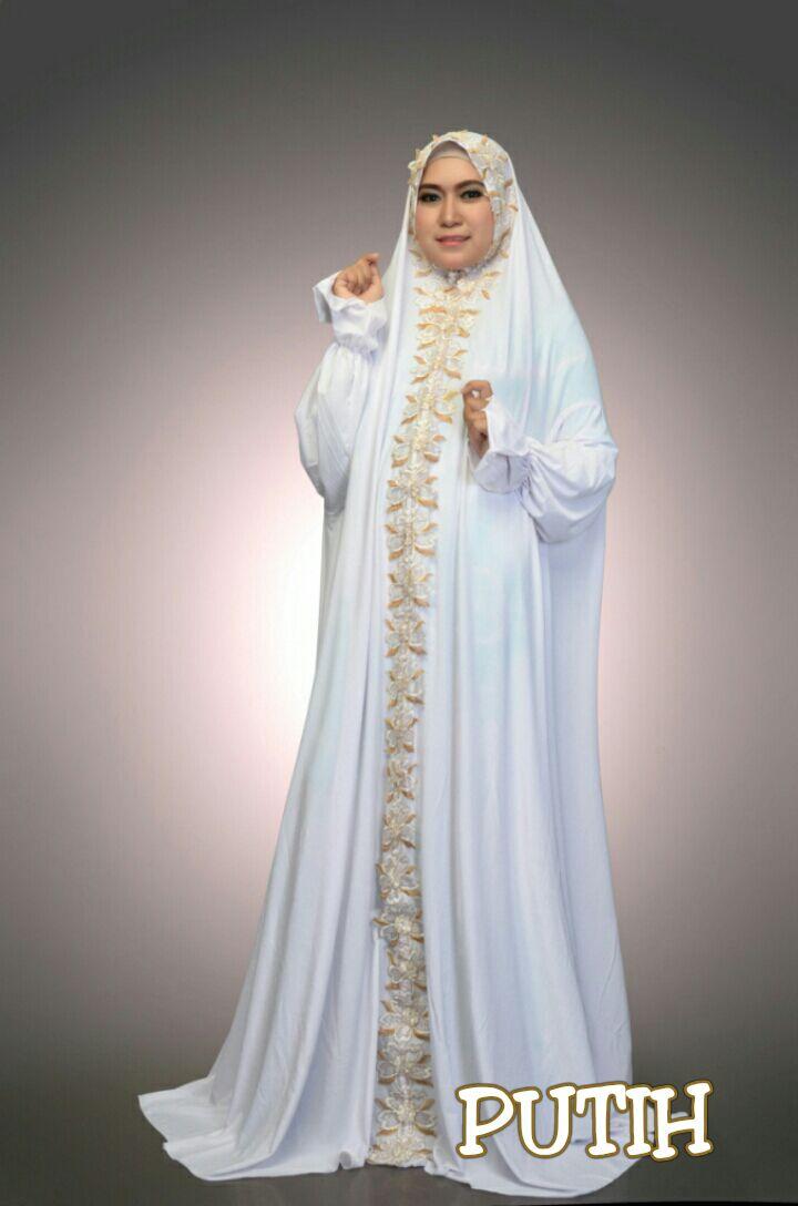 Farisa Olshop, Mukena Terusan Dubai Sakura Spandek Sutra Putih Renda Berlengan, Mukena Al Gani Kw, Mukena Al Gani Surabaya, Mukena Al Gani Ruffle, Mukena Al Gani Syahrini, Mukena 2018 Terbaru, Mukena 2018 Online, Mukena Terusan Murah, Mukena Terusan Katun
