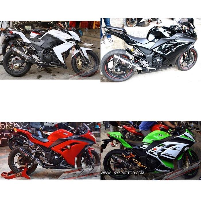 Knalpot Yoshimura R77 Karbon Kawasaki Ninja 250fi/Z250 Full System
