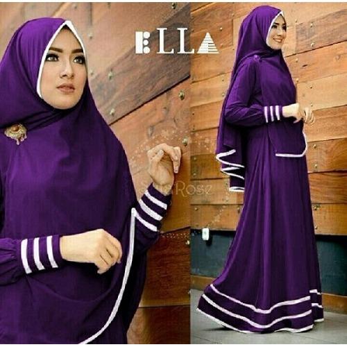 SM Grosir SM3011 Baju Muslim / Bahan Premium / Long Dress Gamis / Setelan Gamis / Gamis Syari / Baju Wanita / Gamis Cantik / Steting Jepang