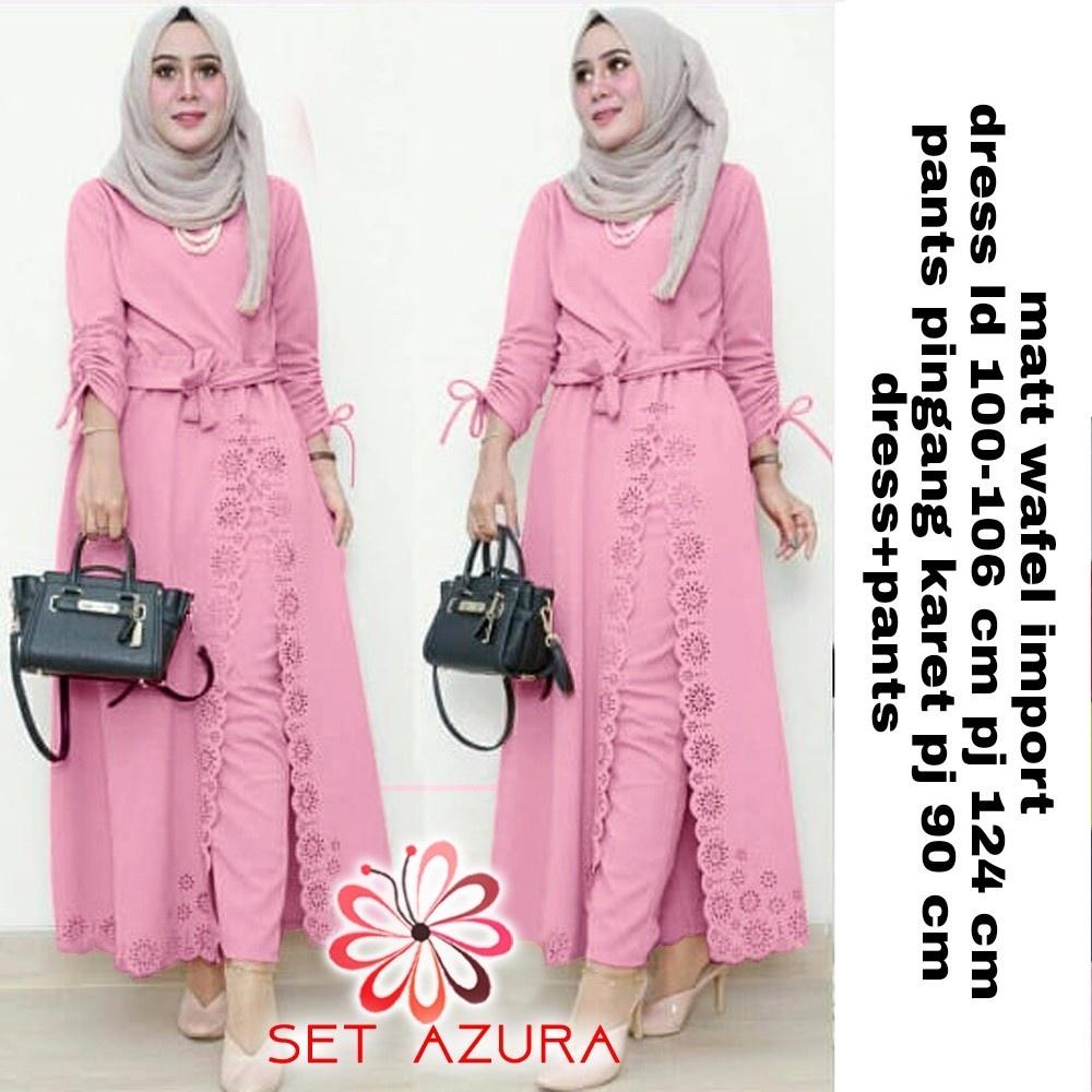 T-OS Set Azura Laser Maxy Dan Celana Panjang