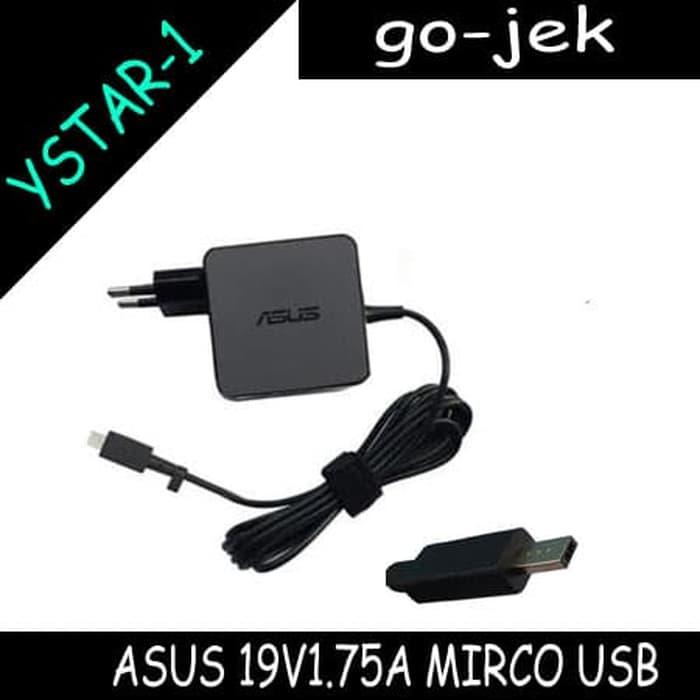 Terbaru! Adaptor Original Asus E202 E202S E202Sa E205Sa Mirco Usb 19V1.75A - ready stock