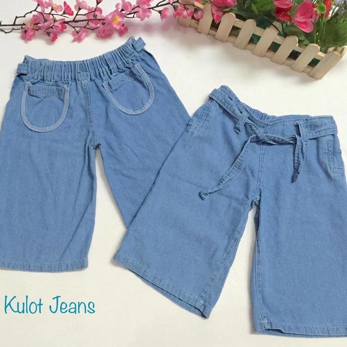 Celana Jeans Pendek/ Jeans Anak / Jeans Bayi / Jeans Bayi perempuan / Jeans Santai Anak / Kulot Anak Bahan Soft Jeans PREMIUM